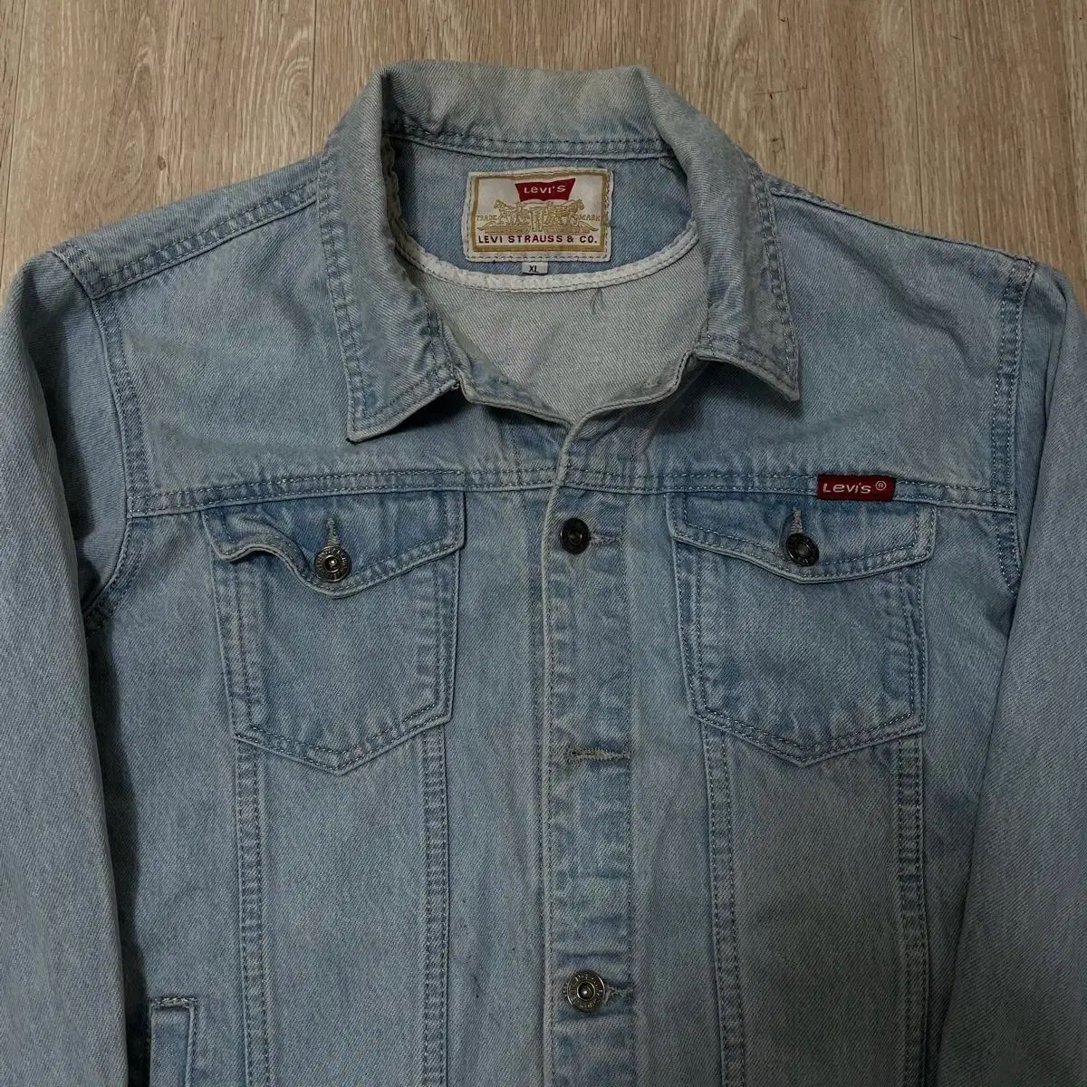 リーバイス USA ポケット トラッカー デニムジャケット XL/105 - メルカリ