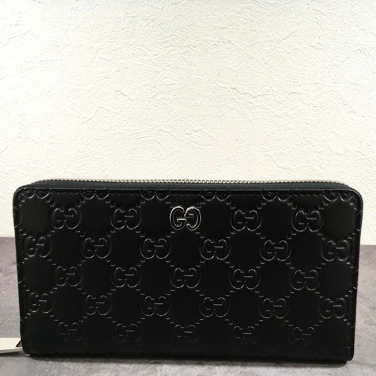 送料込み！ 未使用品 GUCCI ジップウォレット 473928 ブラック 