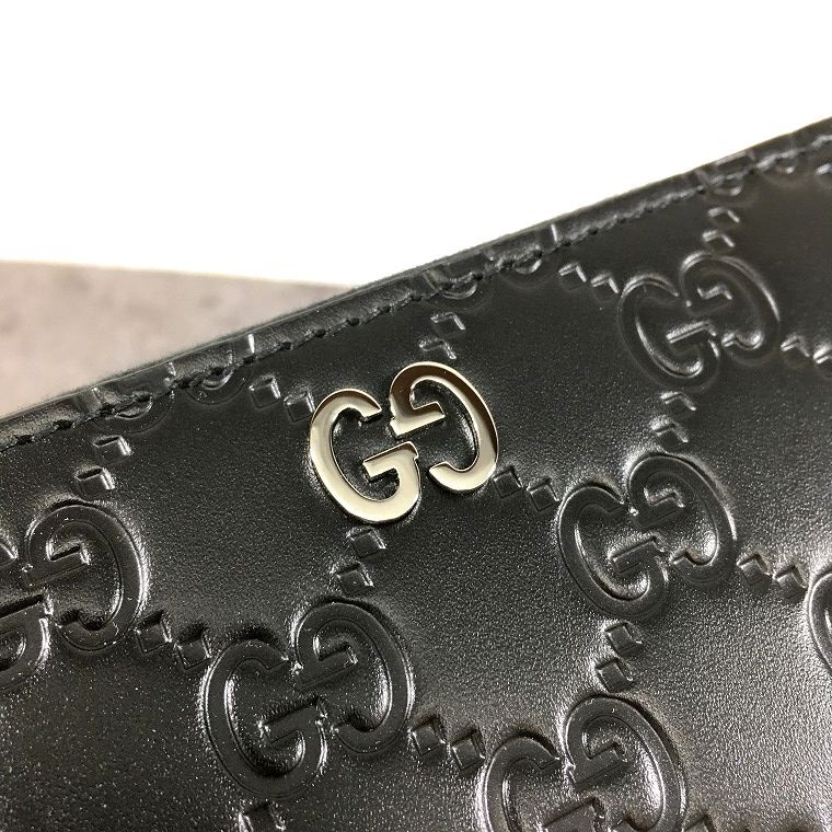 送料込み！ 未使用品 GUCCI ジップウォレット 473928 ブラック 