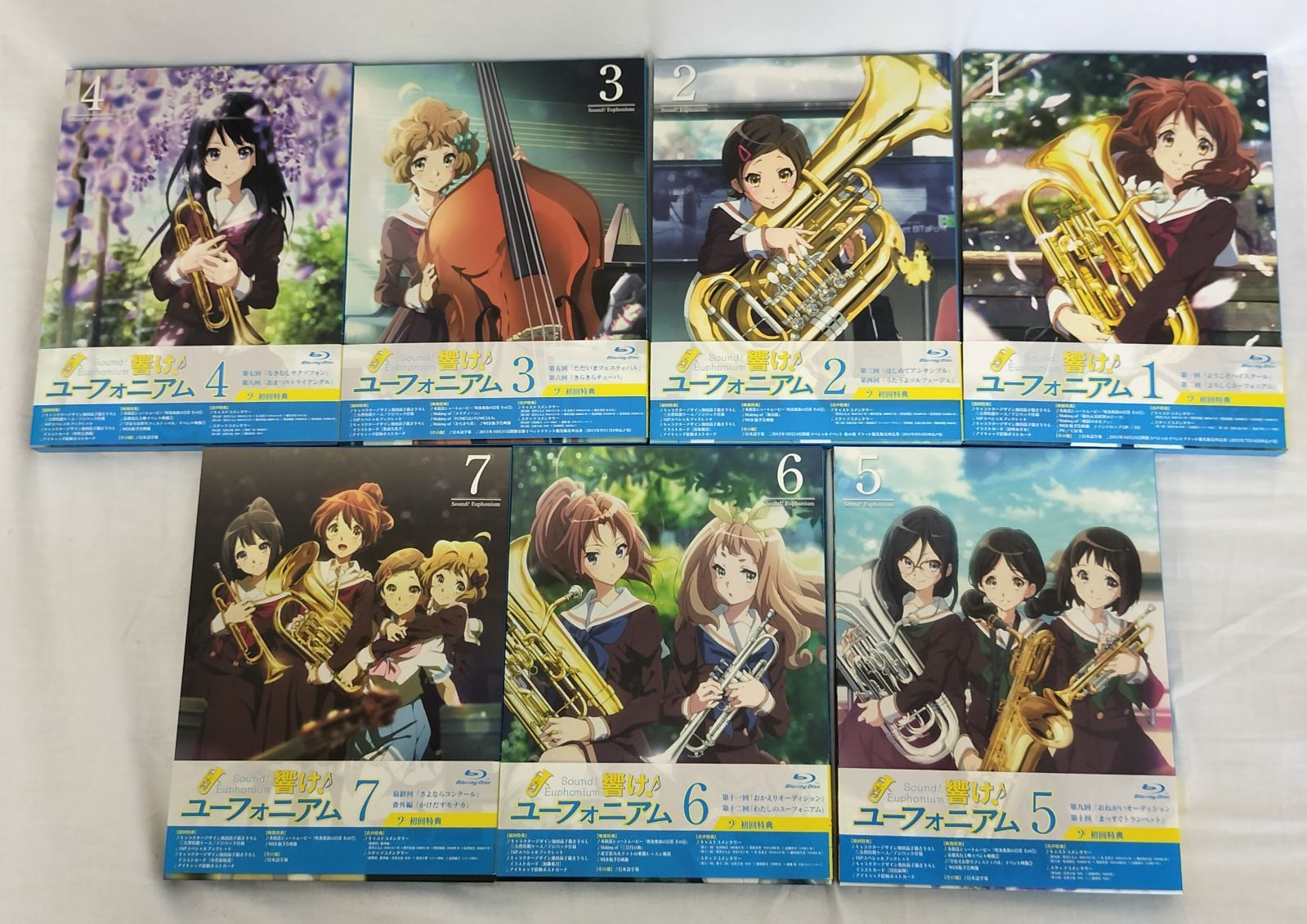 響け!ユーフォニアム 初回全7巻セット Blu-ray - メルカリ