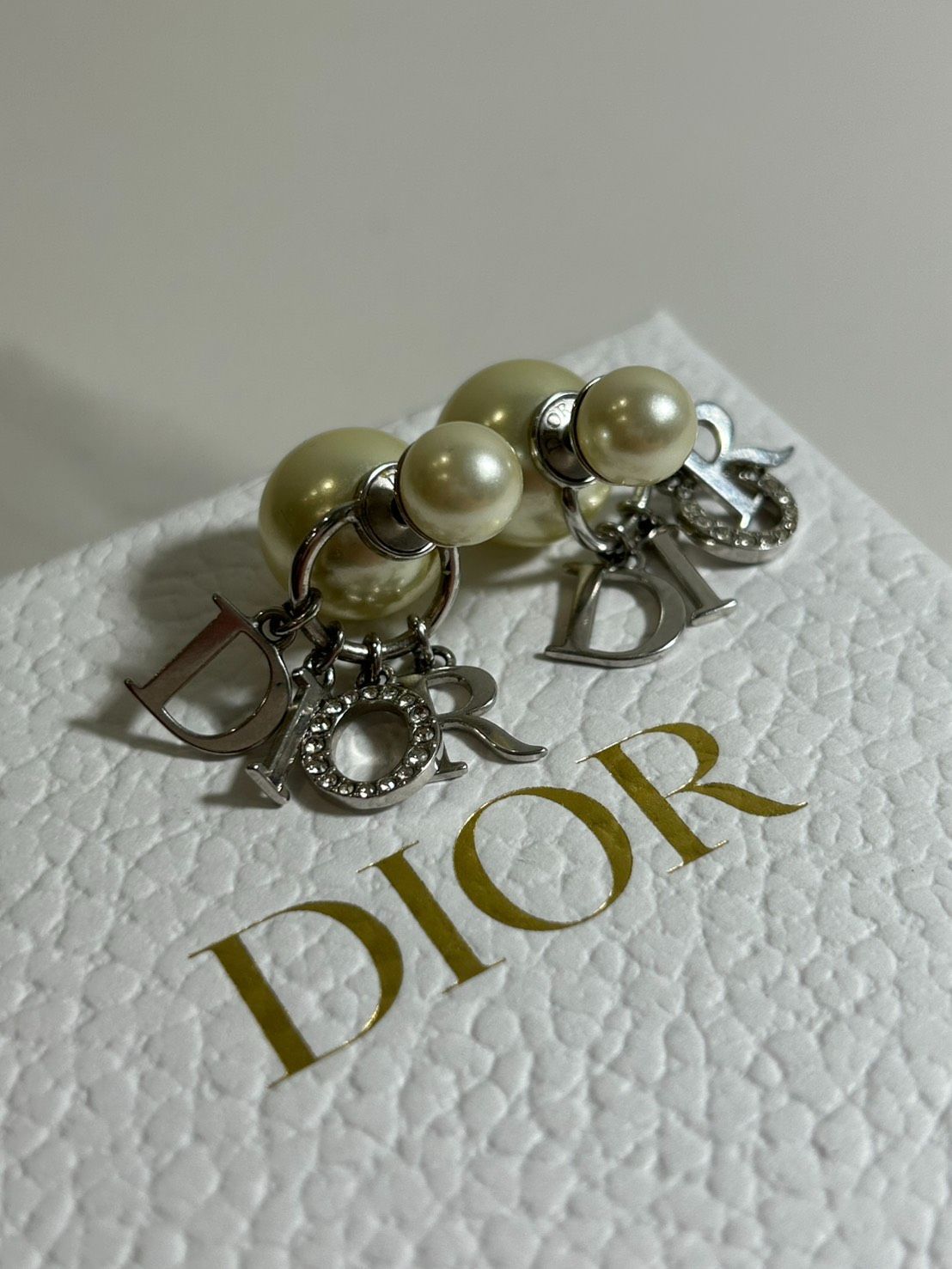 Christian DIOR】Dior Tribales ディオール トライバル パール ピアス