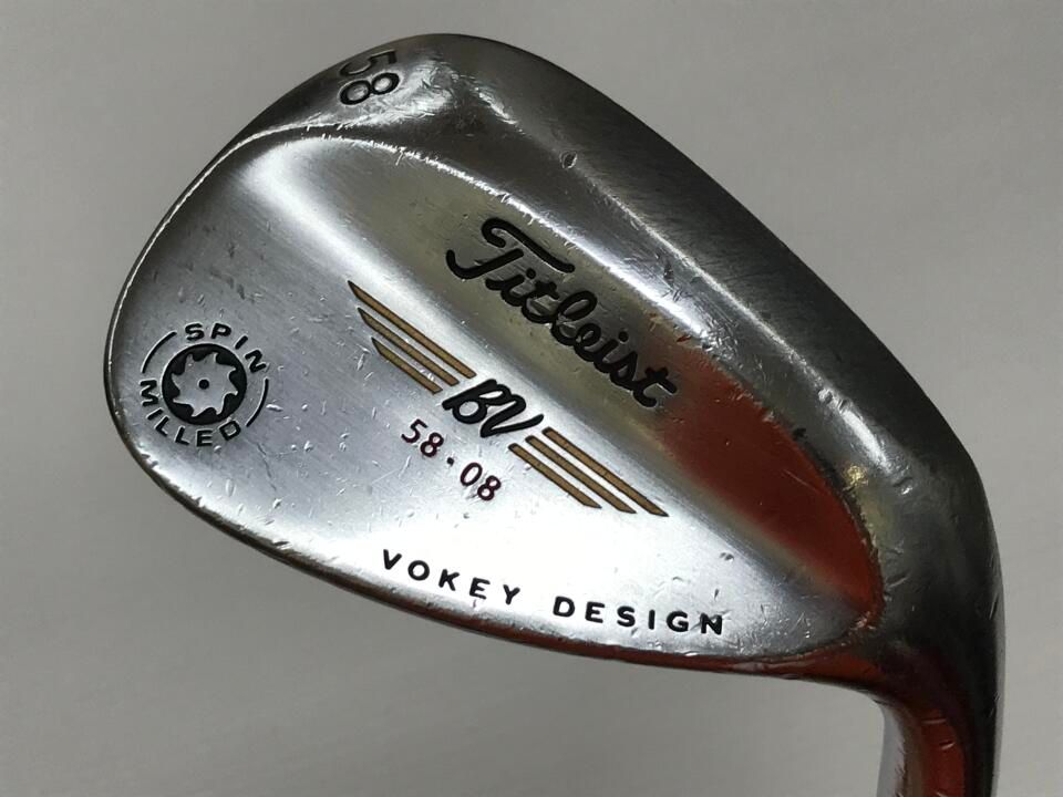 美品♪ タイトリスト／ボーケイスピンミルド(2009)58-08／DG S200 タイトリスト 【訳あり】ボーケイ スピンミルド2009 ツアークローム 58