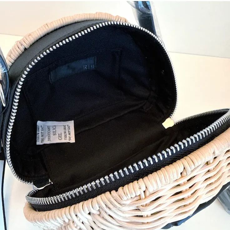 新品未使用品 Riu Oval basket bag Riu かごバッグ オーバルバスケット