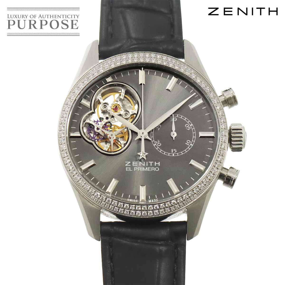 ゼニス ZENITH エルプリメロ クロノマスター オープン レディ 16 2150 4062 レディース 腕時計 ダイヤベゼル 自動巻き El primero 90321451
