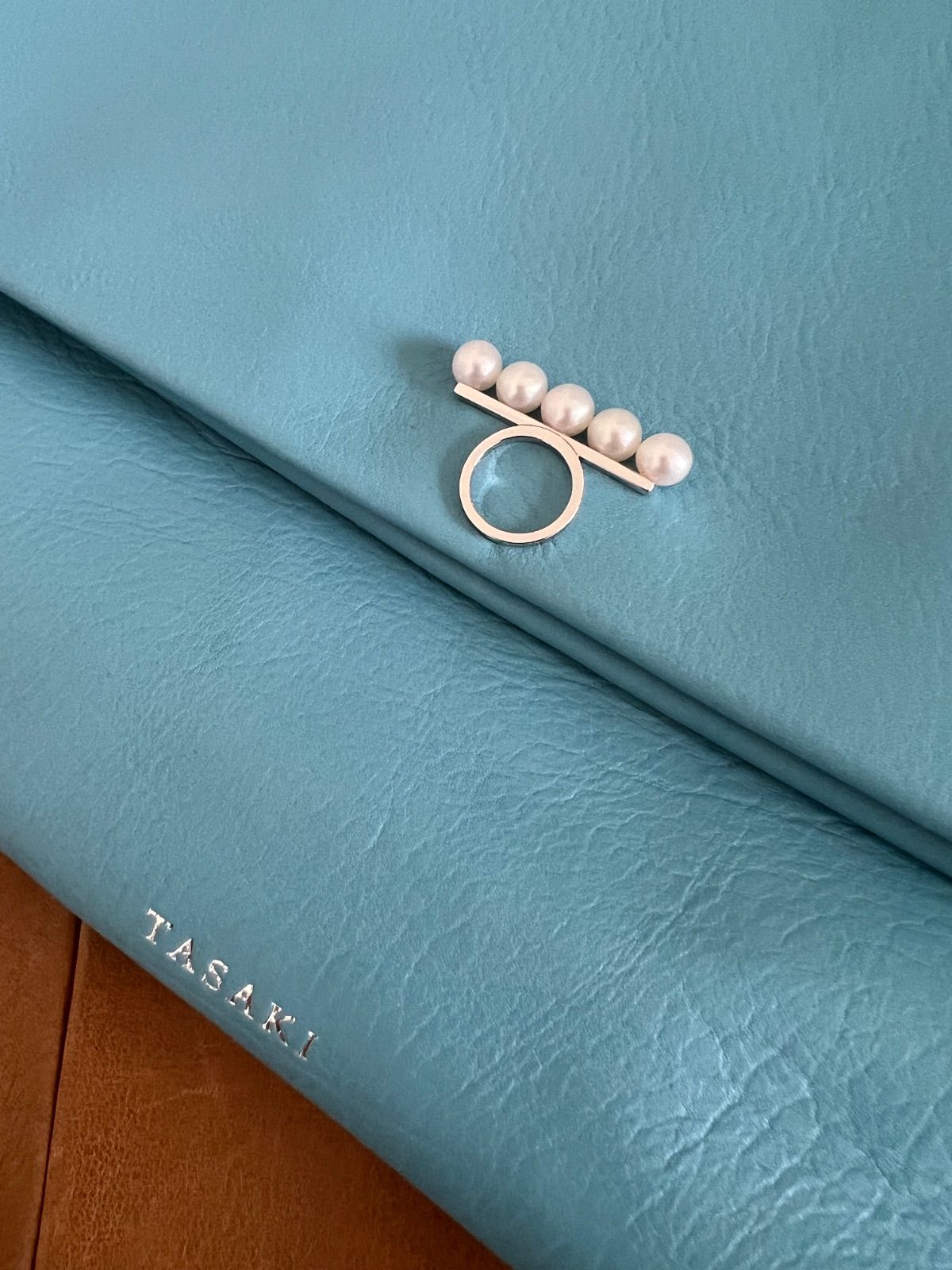 未使用！デッドストック品☆タサキ 田崎真珠☆TASAKI☆クラッチバッグ 