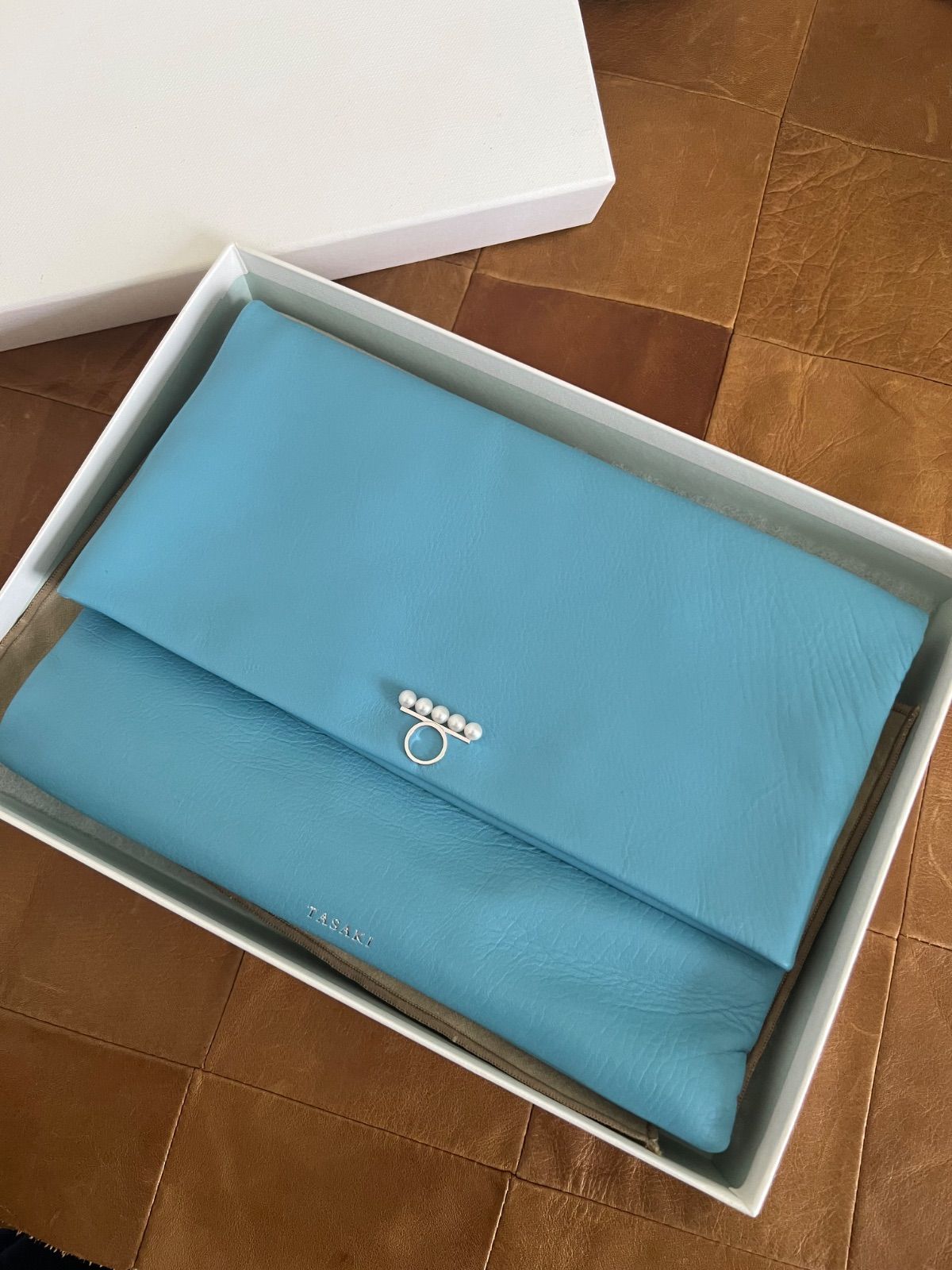 未使用！デッドストック品☆タサキ 田崎真珠☆TASAKI☆クラッチバッグ