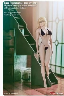 TBLeague 1/6スケール 超柔軟性シームレス 女性 素体 S20A