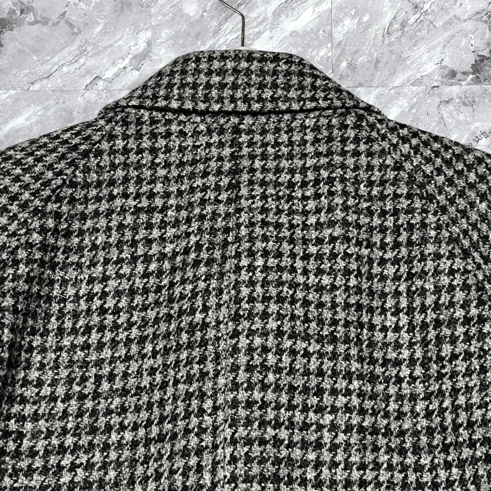 メンズ TEIJIN テイジン Harris Tweed ハリスツイード ステンカラー 