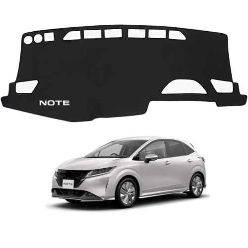 KOKATO 適合日産 ノート E13系 2020年12月～現行 ダッシュボードマット 車輌専用設計 日焼け対策 劣化予防 映り込み対策 擦れ傷防止 マットポリエステル製 ロゴ付き マット内装カスタム アクセサリー 0
