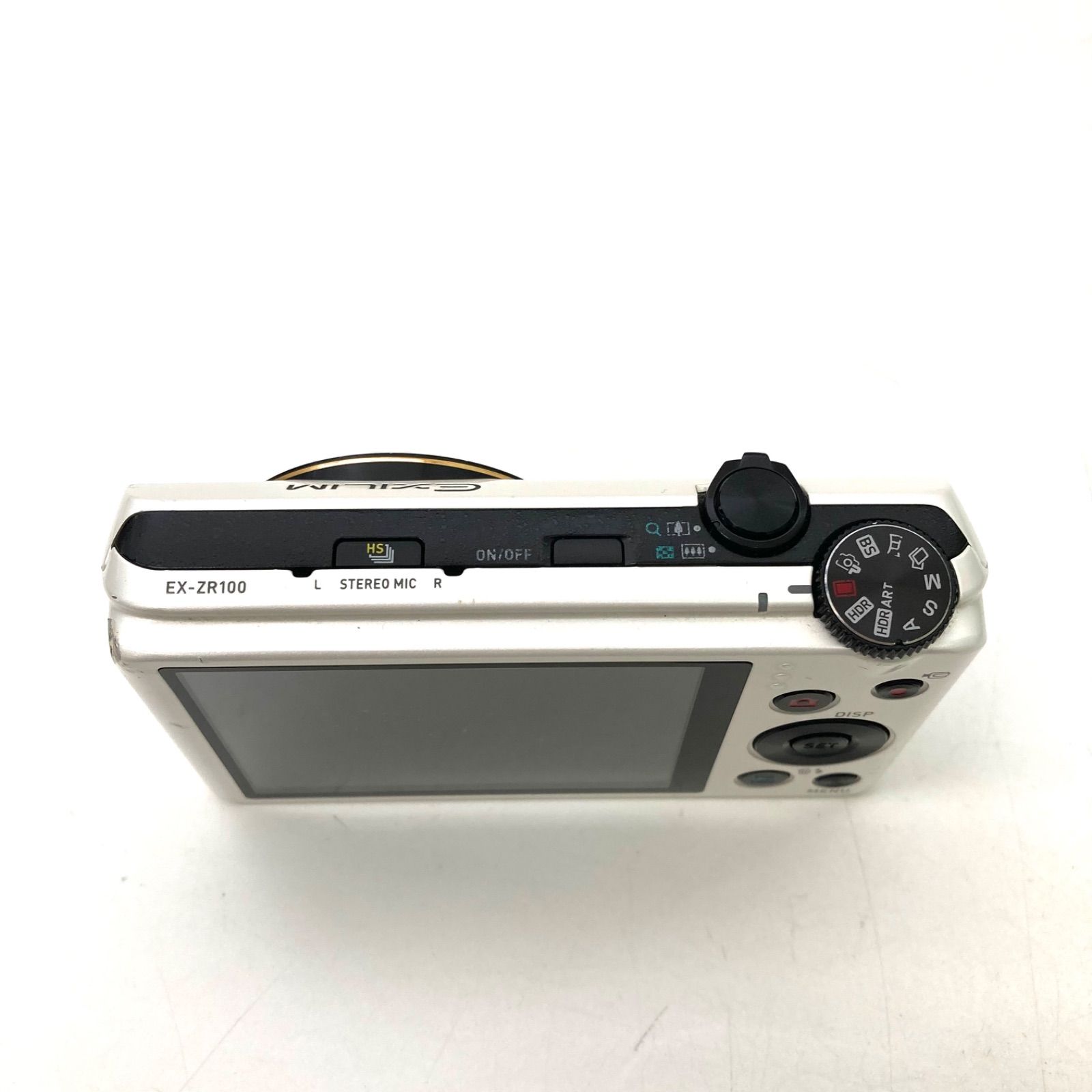 カシオ CASIO EXILIM EX-ZR100 ホワイト CASIO/カシオ】HIGH SPEED 