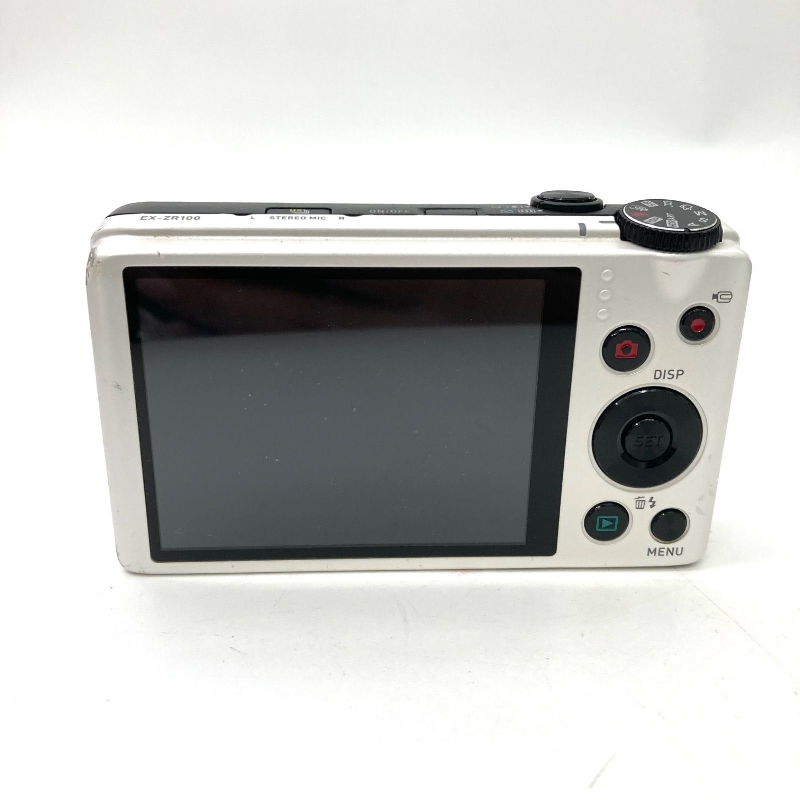 CASIO】カシオ ハイスピード EXLIM エクシリム EX-ZR100 ホワイト 