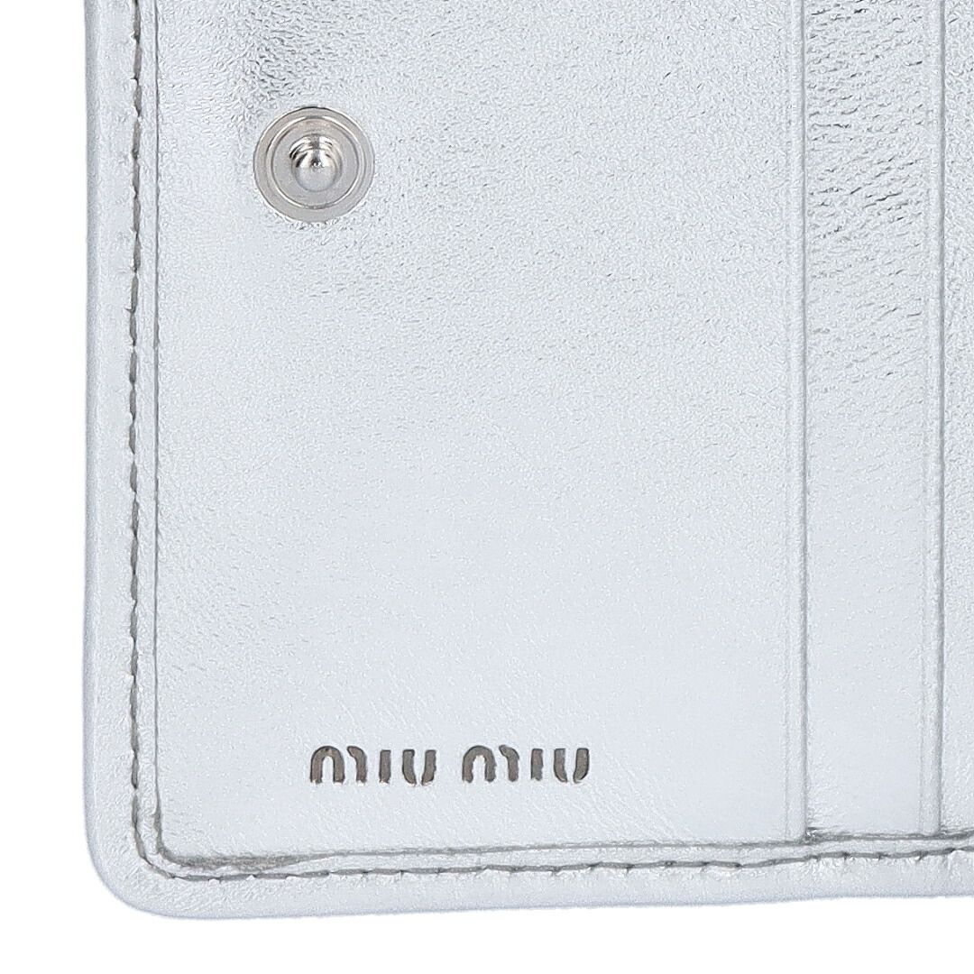 ミュウミュウ MIUMIU 折財布 二つ折り財布 MATELASSE マトラッセ