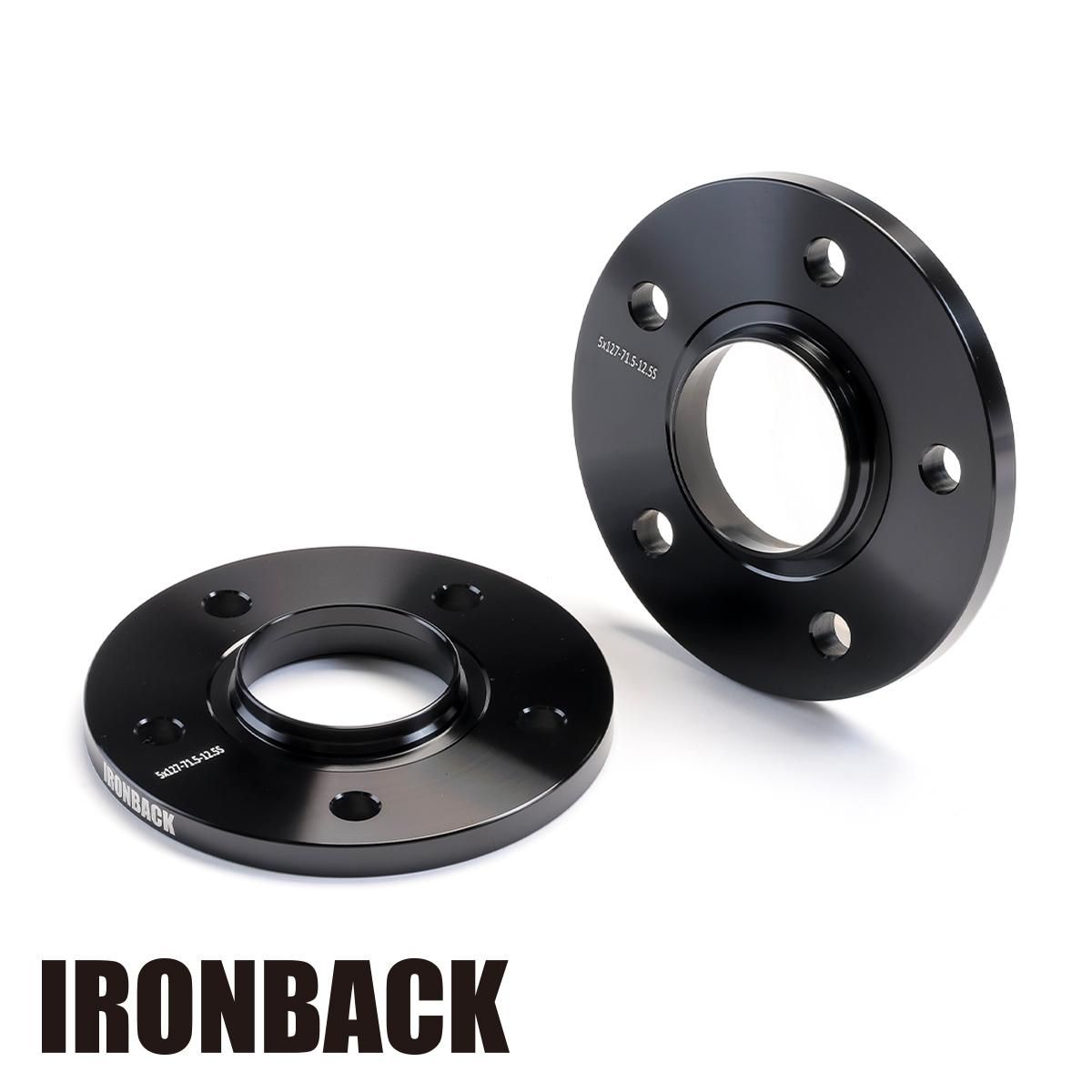 IRONBACK ワイドトレッドスペーサー ハブ一体型 12mm PCD127 5穴 ハブ径71.5 ジープ JEEP ラングラー JL JK アイアンバック