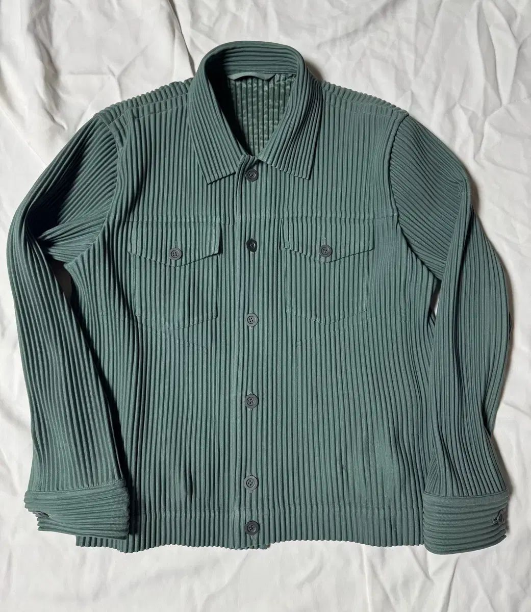 HOMME PLISSÉ オムプリッセ トラッカージャケット 2サイズ L 着用画像