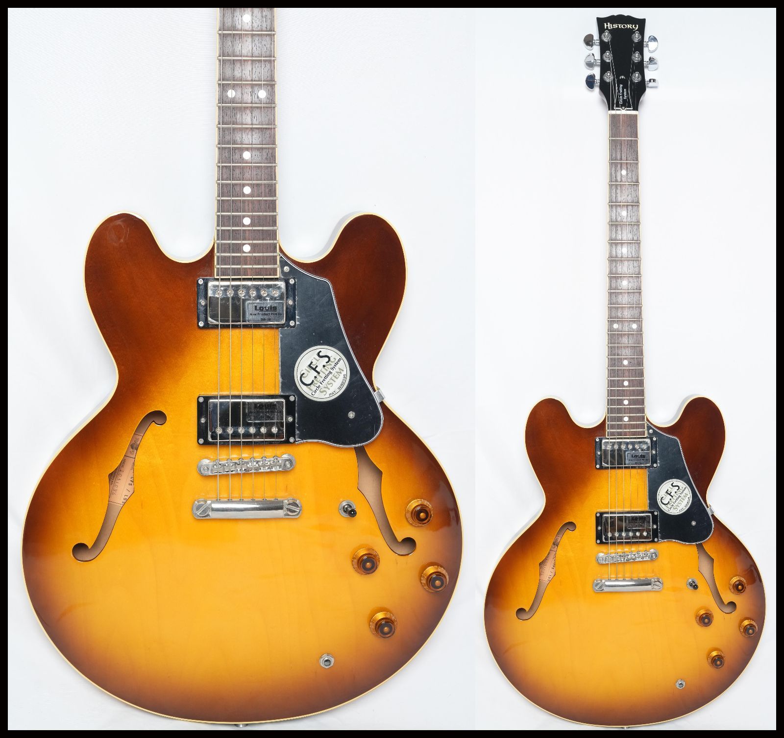 ☆HISTORY ZSA-CFS LBS ES-335コピーモデル 2003年製 超美品 フジゲン