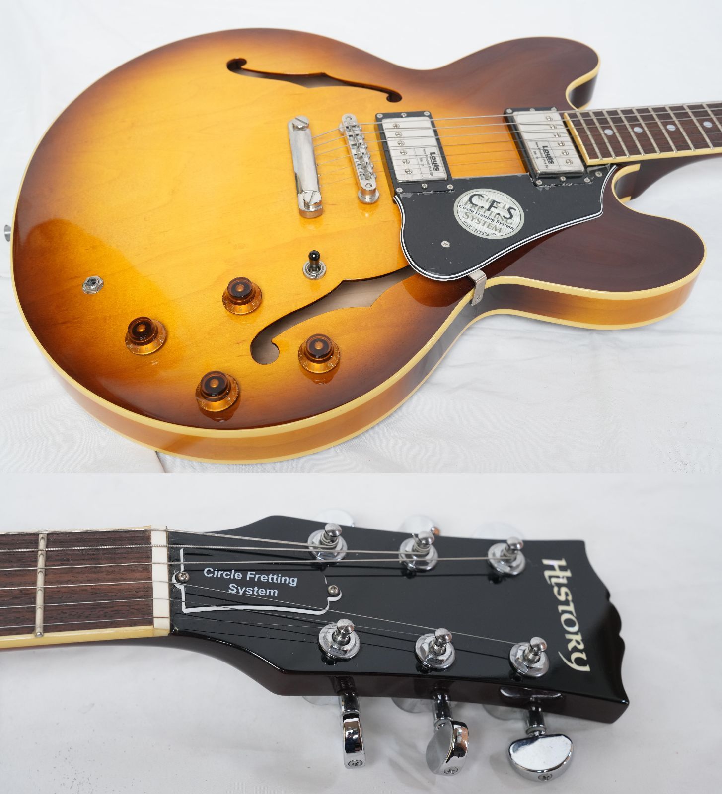 ☆HISTORY ZSA-CFS LBS ES-335コピーモデル 2003年製 超美品 フジゲン