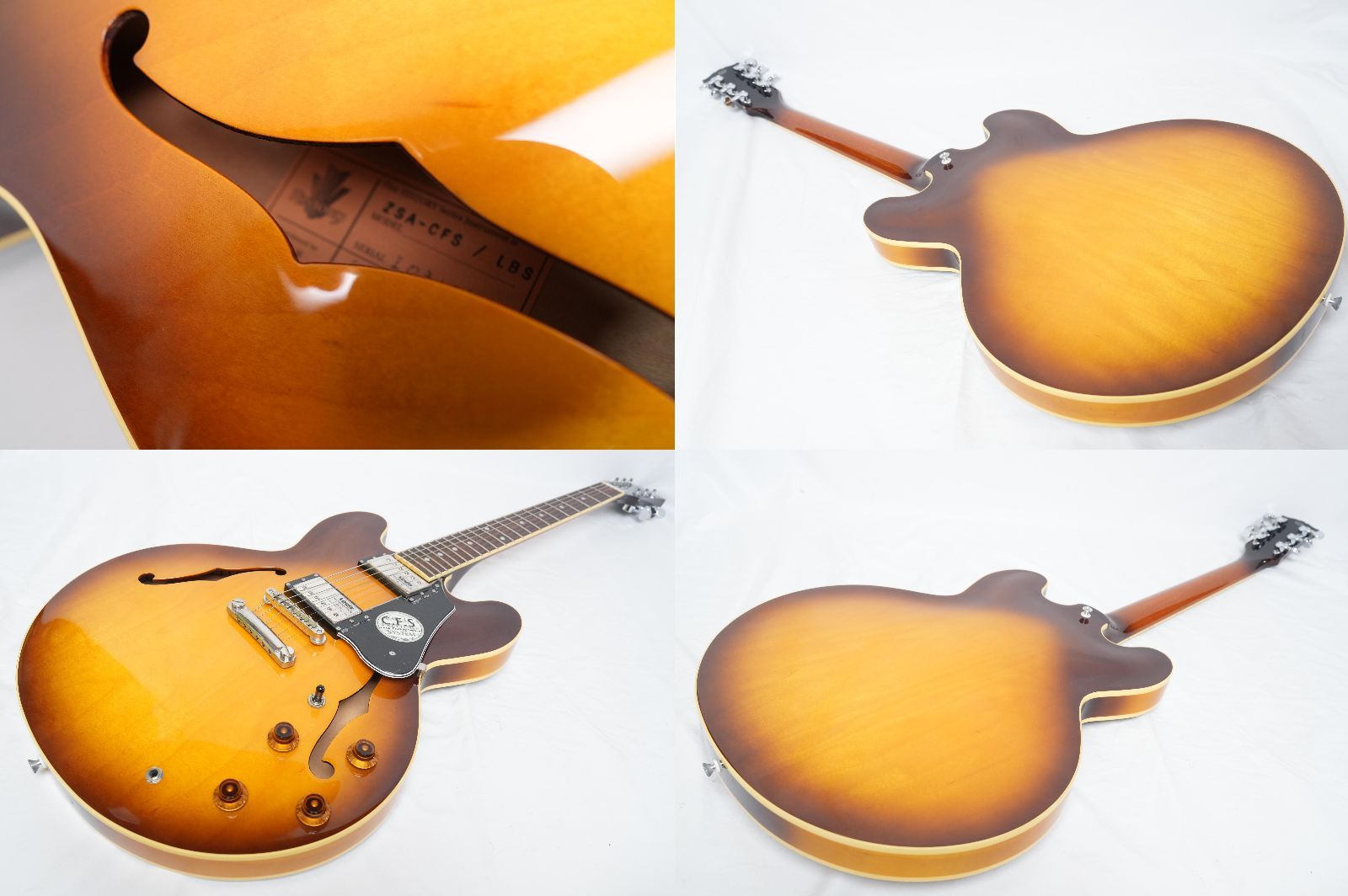 ☆HISTORY ZSA-CFS LBS ES-335コピーモデル 2003年製 超美品 フジゲン