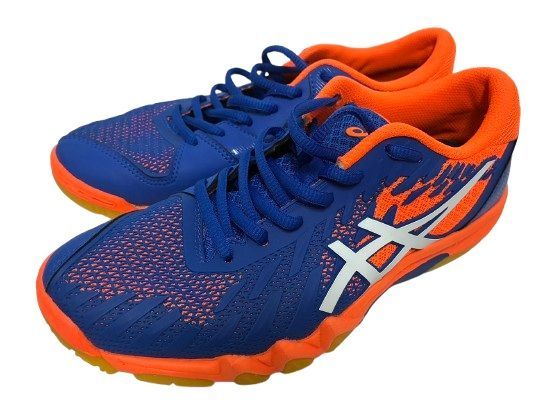 【未使用】約1.1万円購入 アシックス (asics) 卓球シューズ アタック ブレードライト 4 品番：1073A001 サイズ24.5cm ■管理番号L29980YER-260515-503（990）