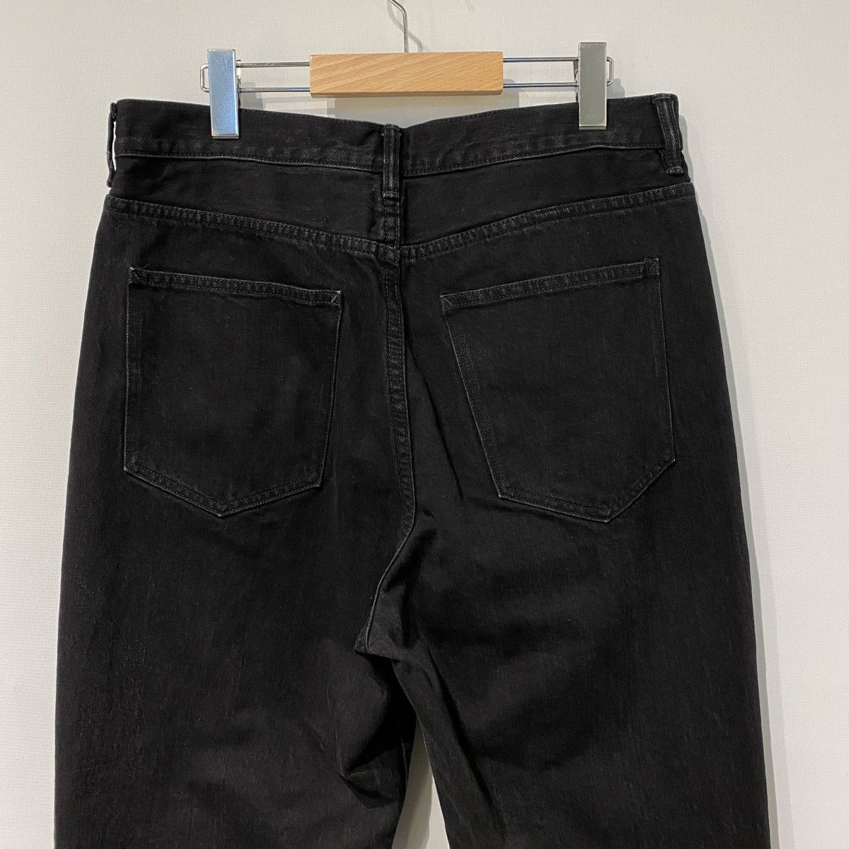 Ovy KAJA MEDIUM BAGGY BLACK DENIM PANTS