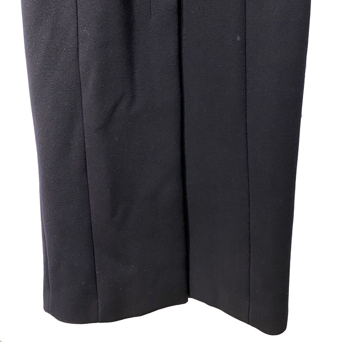CLANE CONSTRUCTIVE LONG COAT Aラインウールメルトンコート 