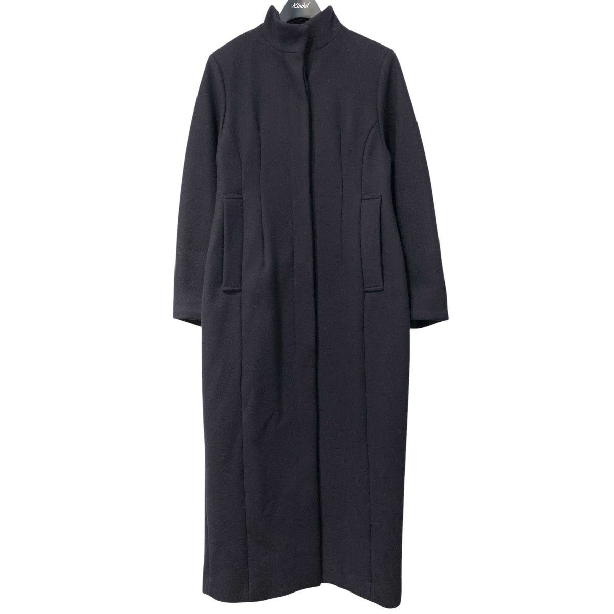 CLANE CONSTRUCTIVE LONG COAT Aラインウールメルトンコート 8069000145403