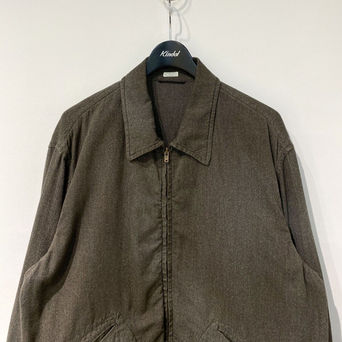 A．PRESSE 25AW Vintage Chambray Sports Jacketヴィンテージ加工 