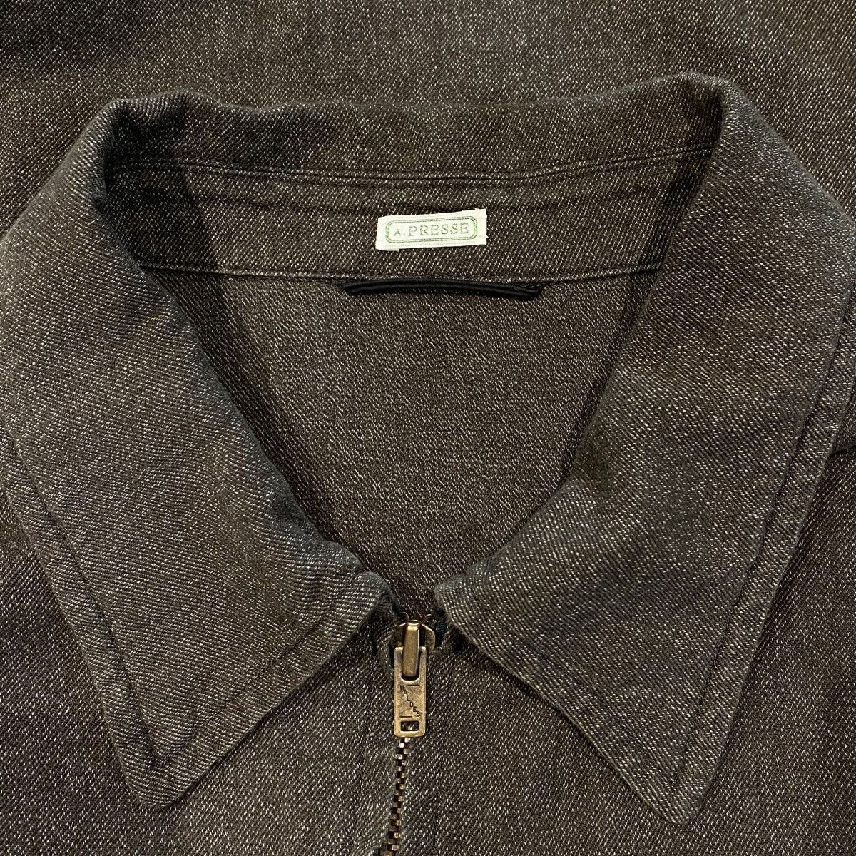 A．PRESSE 25AW Vintage Chambray Sports Jacketヴィンテージ加工 