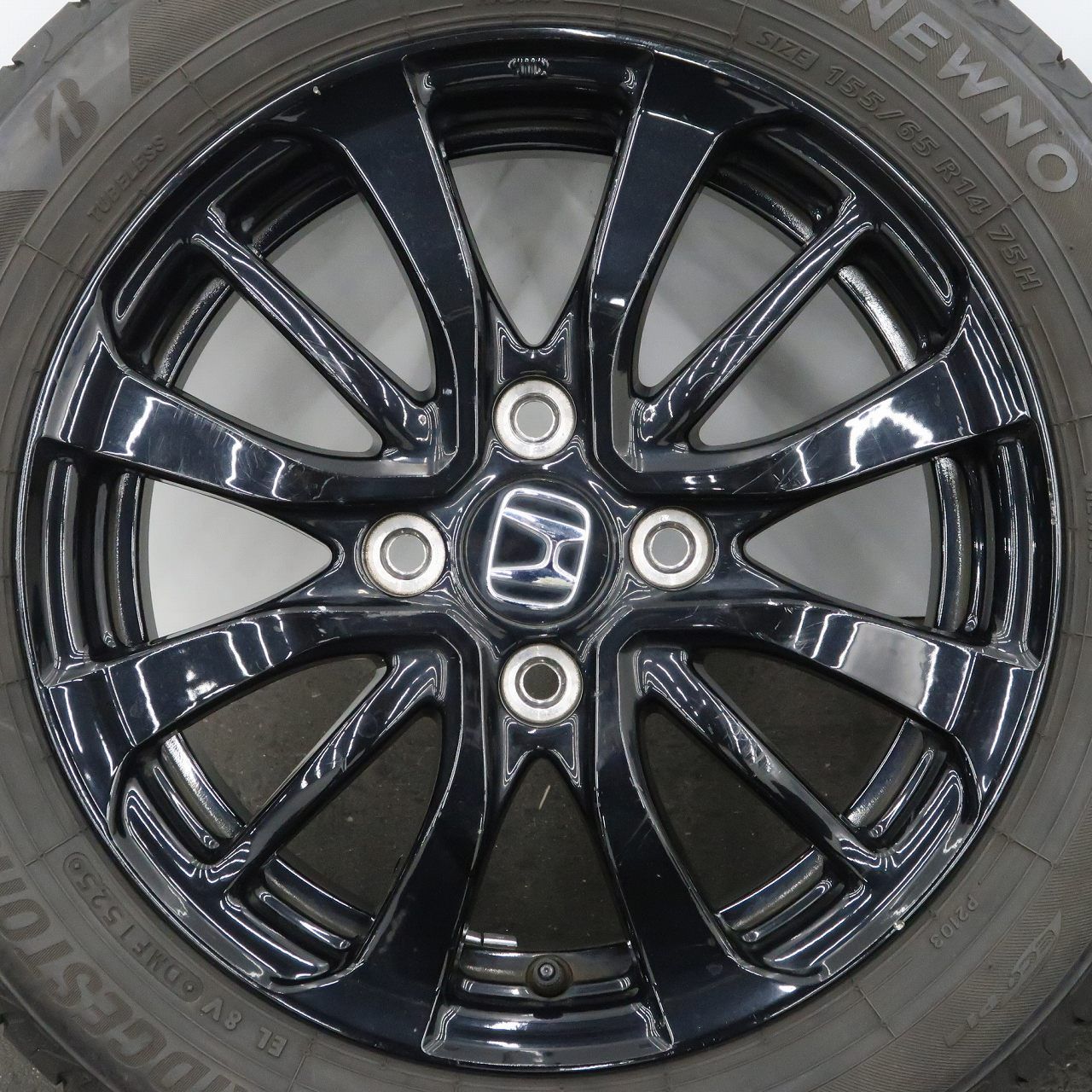 4本 ホンダ N-BOX カスタム L STYLE+ BLACK 純正 14インチ 4.5J +40 4H