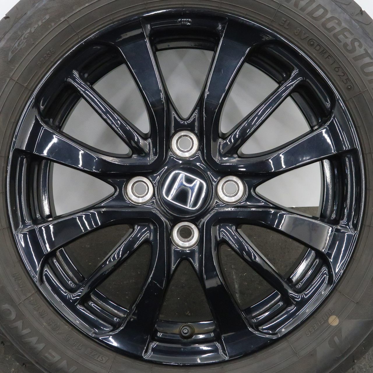 4本 ホンダ N-BOX カスタム L STYLE+ BLACK 純正 14インチ 4.5J +40 4H 
