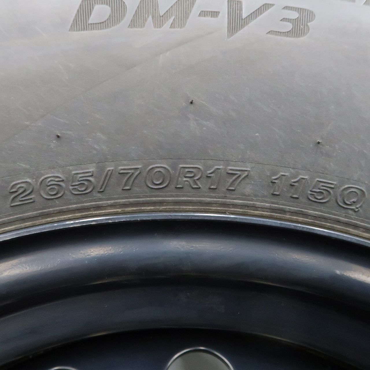 4本 トヨタ FJクルーザー 純正 スチール 17インチ 7.5J 6H PCD 139.7