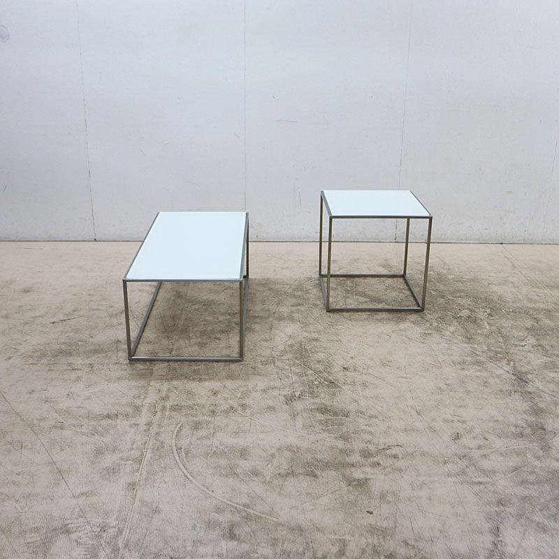 ◇Cassina◇ カッシーナ ILE イル ガラス センターテーブル＆サイド