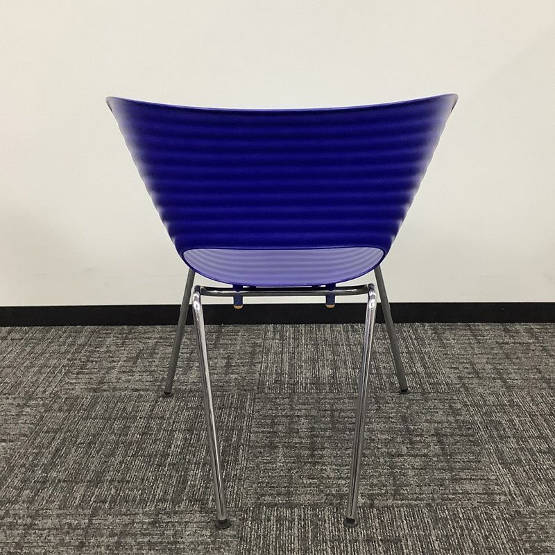 中古 ミーティングチェア 2脚セット vitra ヴィトラ トムバック ブルー