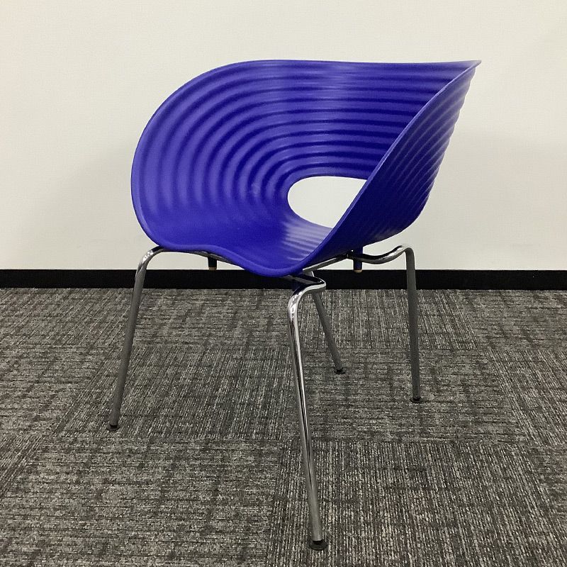 中古 ミーティングチェア 2脚セット vitra ヴィトラ トムバック ブルー