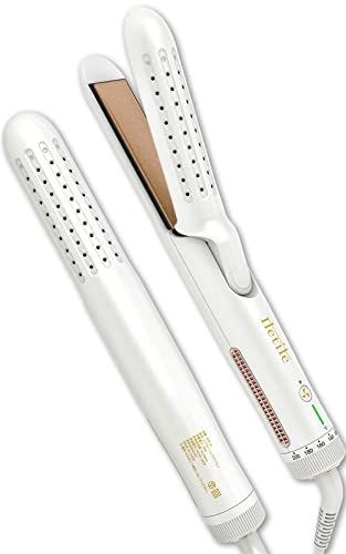 Iletile (アイルティル) エアカーリングアイロン 【美容師が開発】 火傷ほぼゼロ設計 ヘアアイロン 2way 水蒸気爆発を起こしにくい MAX200℃ 海外対応 カールアイロン ストレートアイロンe 1549e0bd