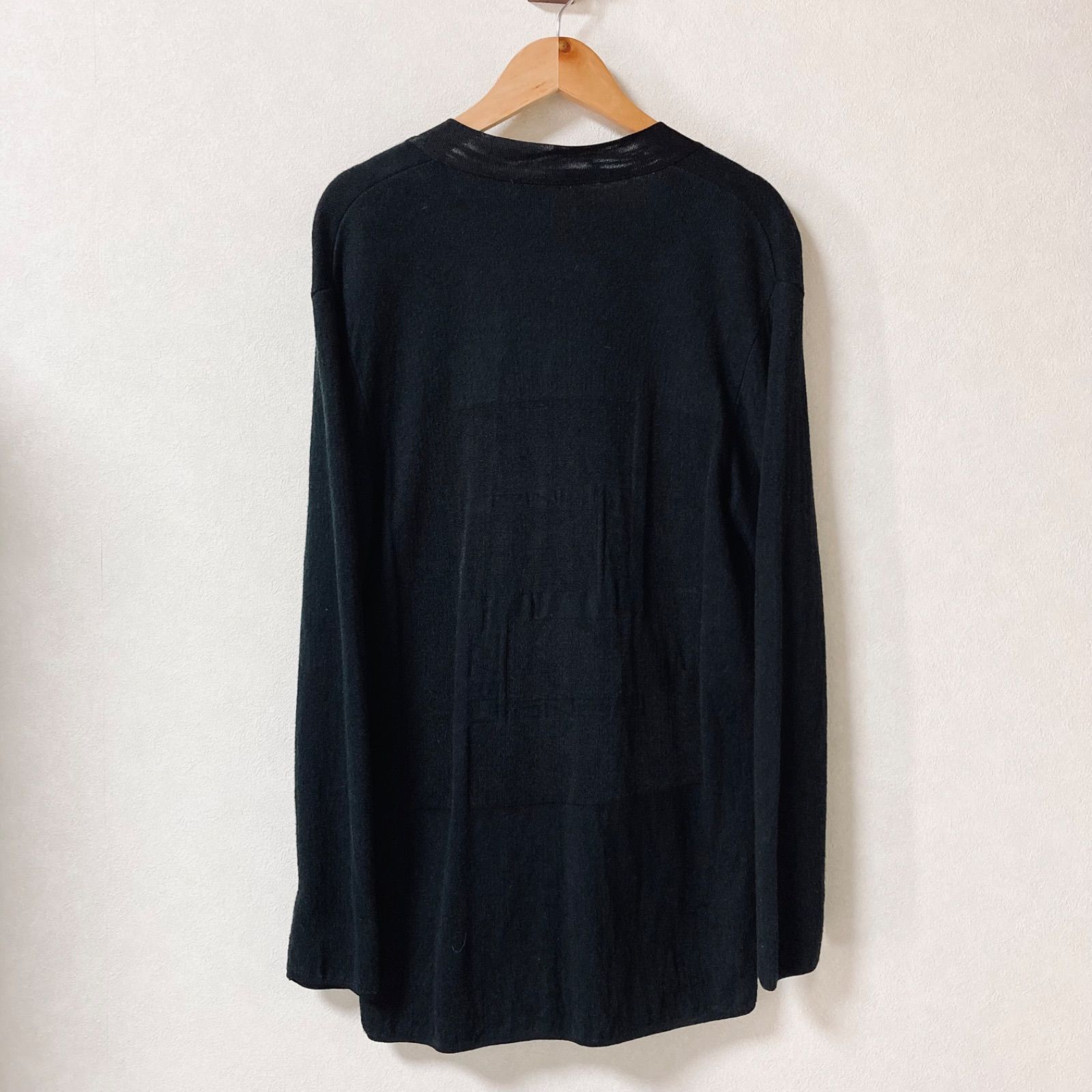 FENDI フェンディ 背面FFビッグロゴ カーディガン size40(M〜L