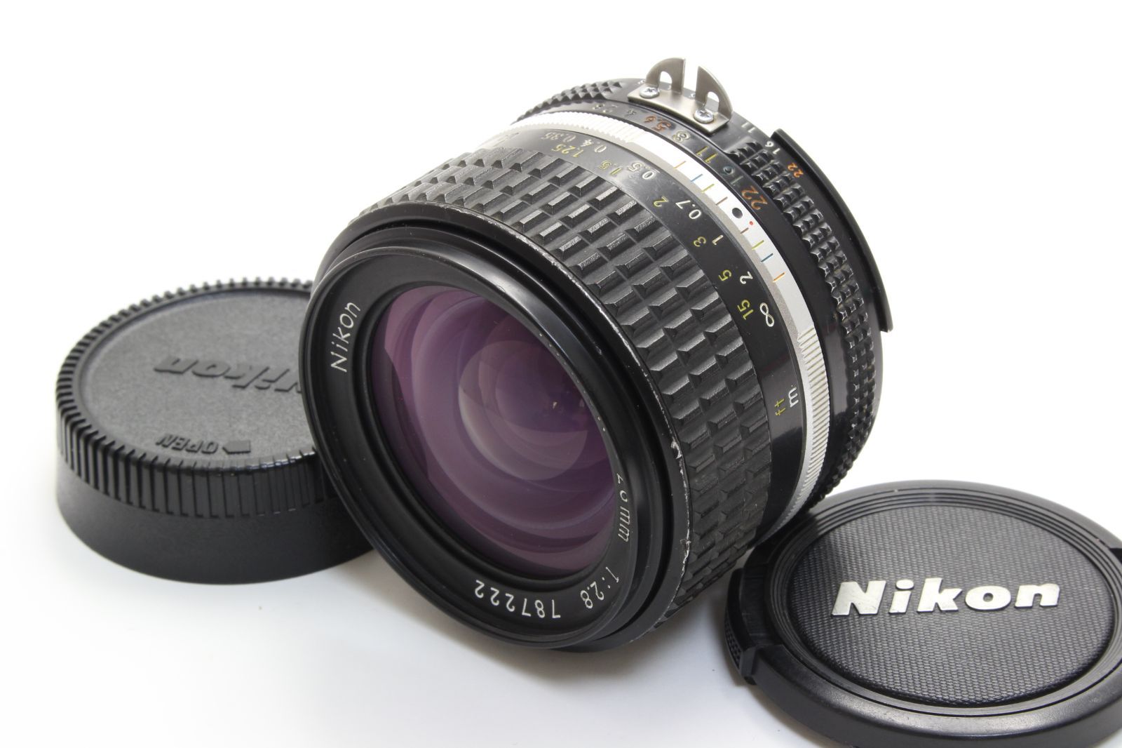 B+ (並品) Nikon ニコン AI-S NIKKOR 28mm F2.8 初期不良返品無料 5-47