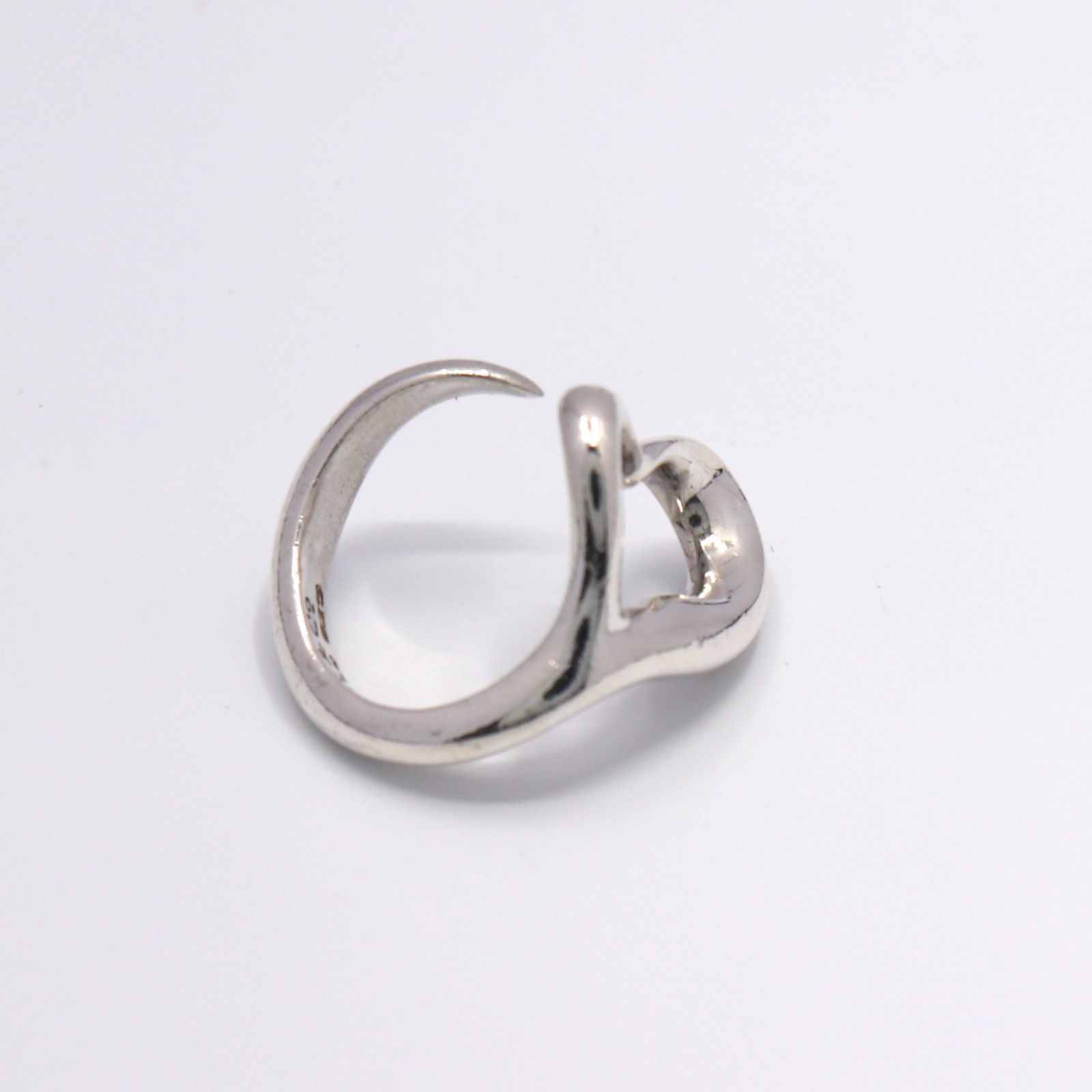 Tiffany&Co. ティファニー オープンハート リング 8号 シルバー 925
