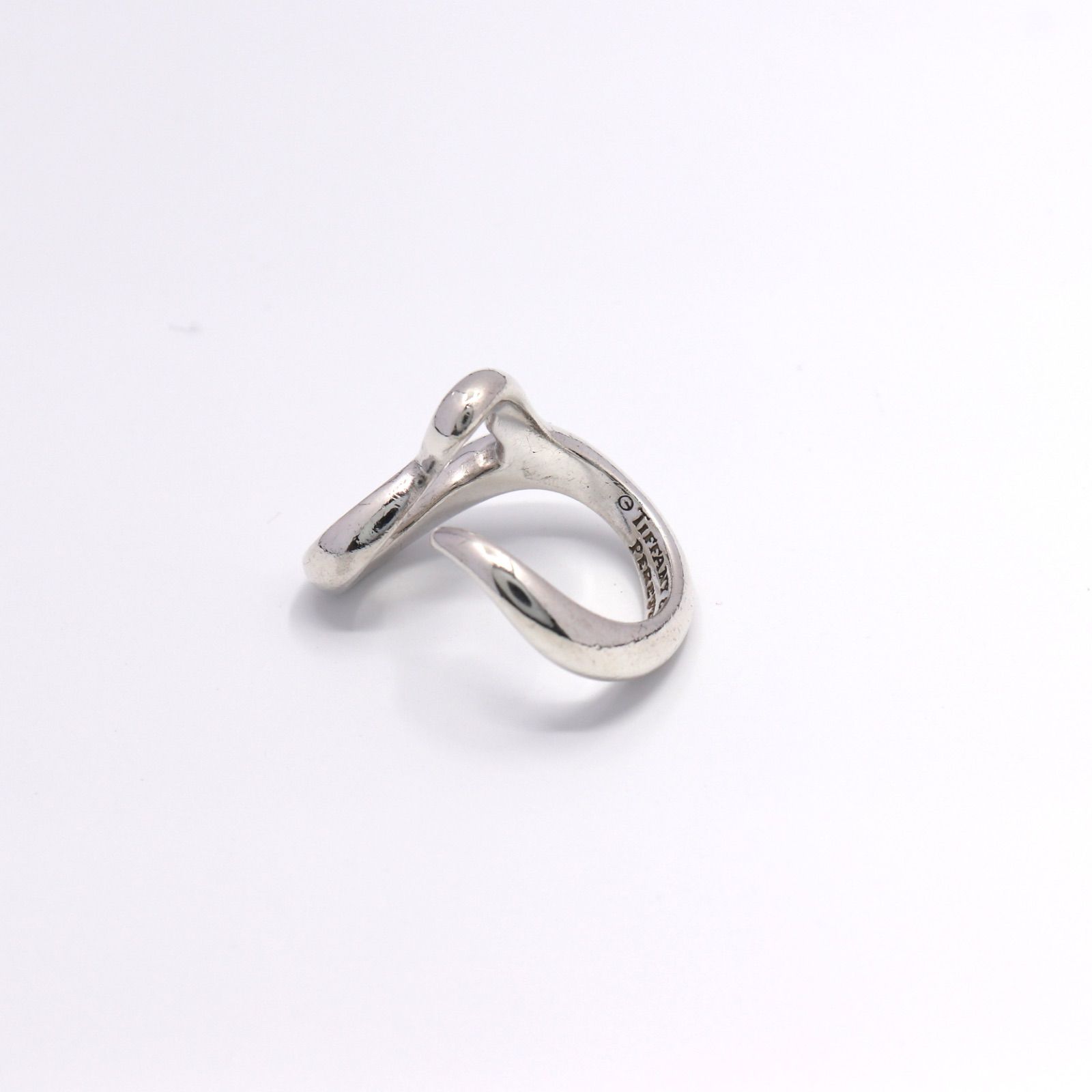 Tiffany&Co. ティファニー オープンハート リング 8号 シルバー 925