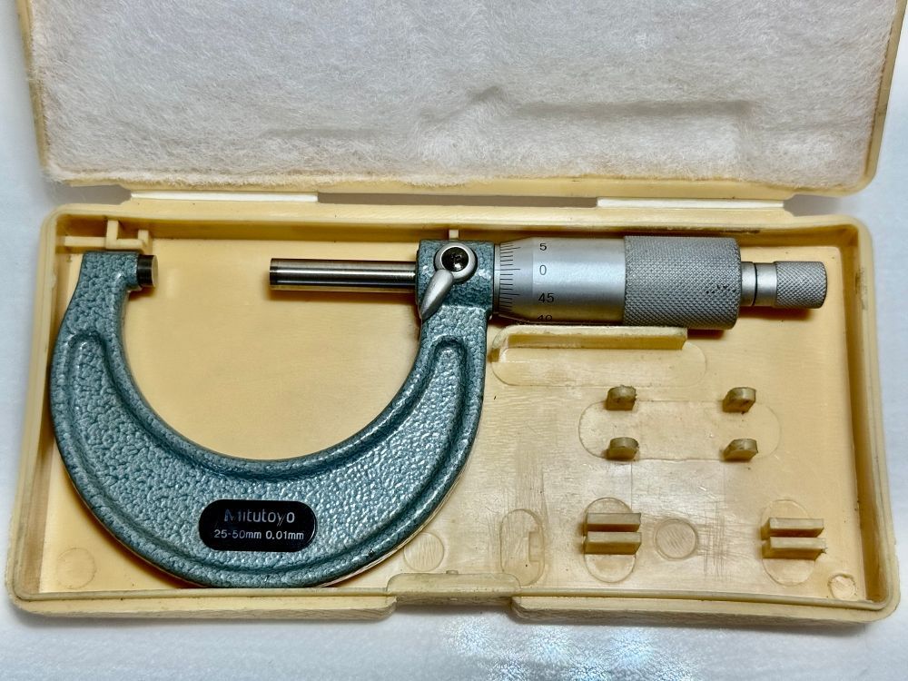 【USED】ミツトヨ Mitutoyo 外側マイクロメーター 103-138 25-50mm 本体のみ