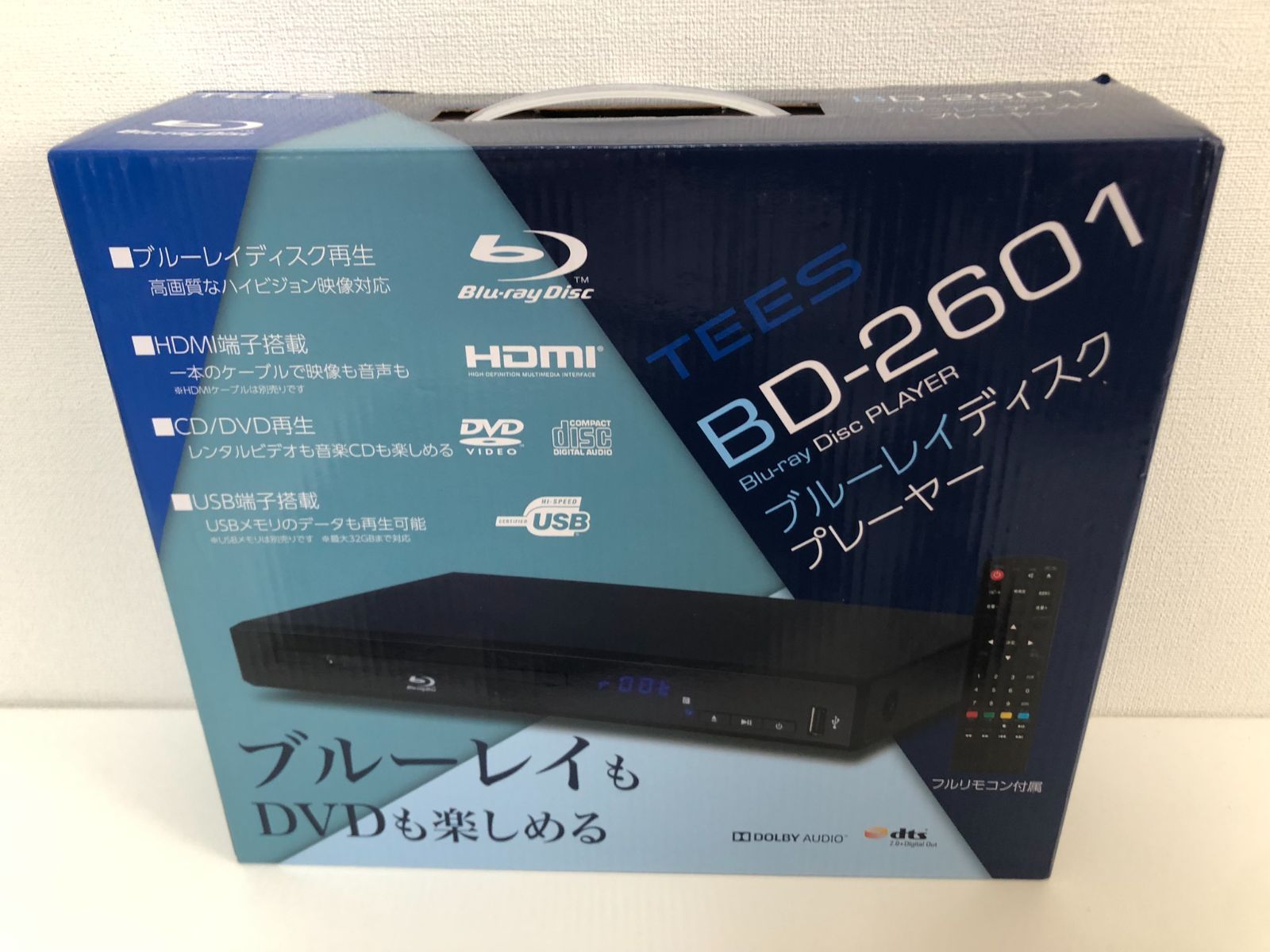 TEES ブルーレイプレーヤー BD-2601 Blu-ray DVDプレーヤー - メルカリ