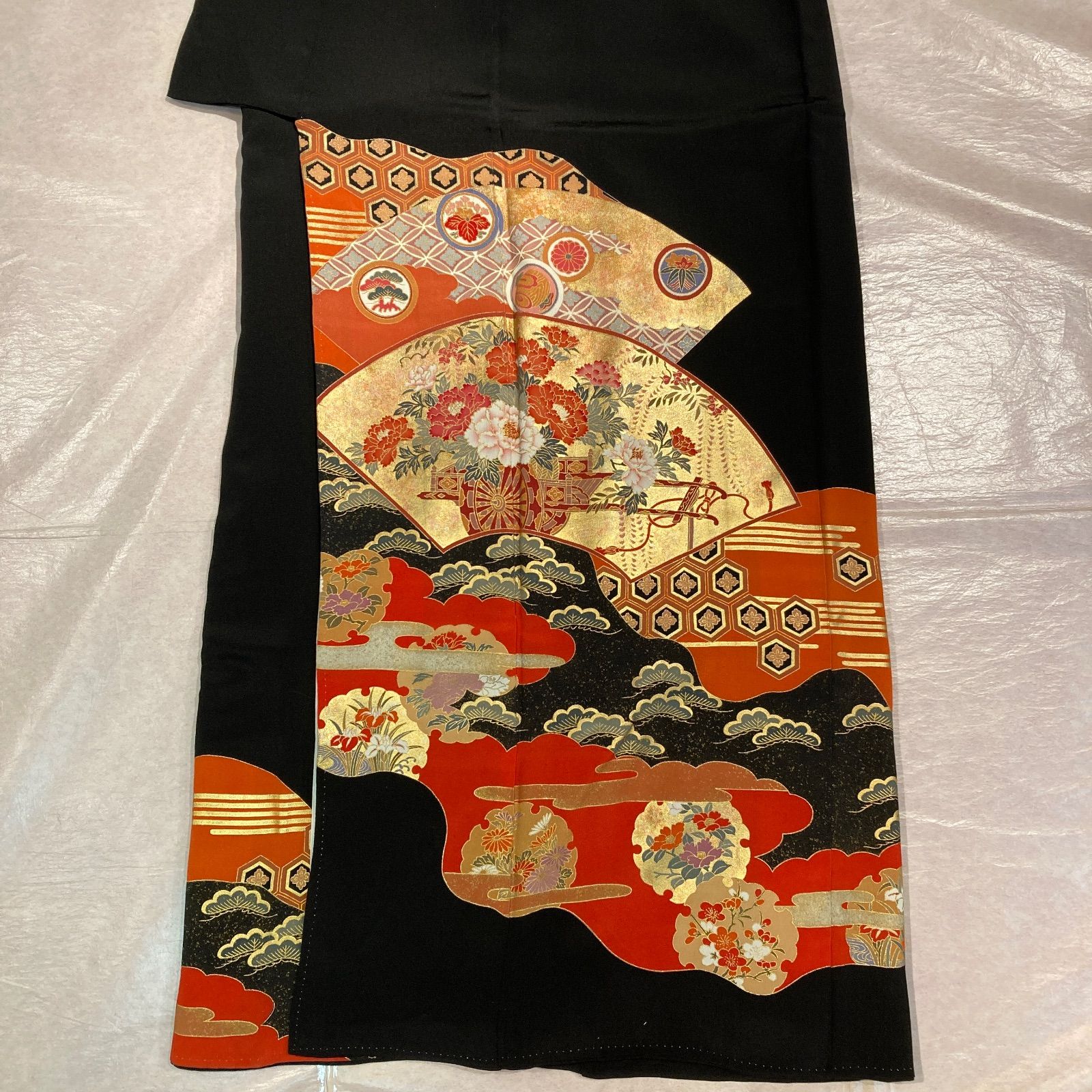 留袖　正絹　中古品　まとめ売り　リメイク用　リサイクル着物　HAA1142 HAA1591 HAA1316