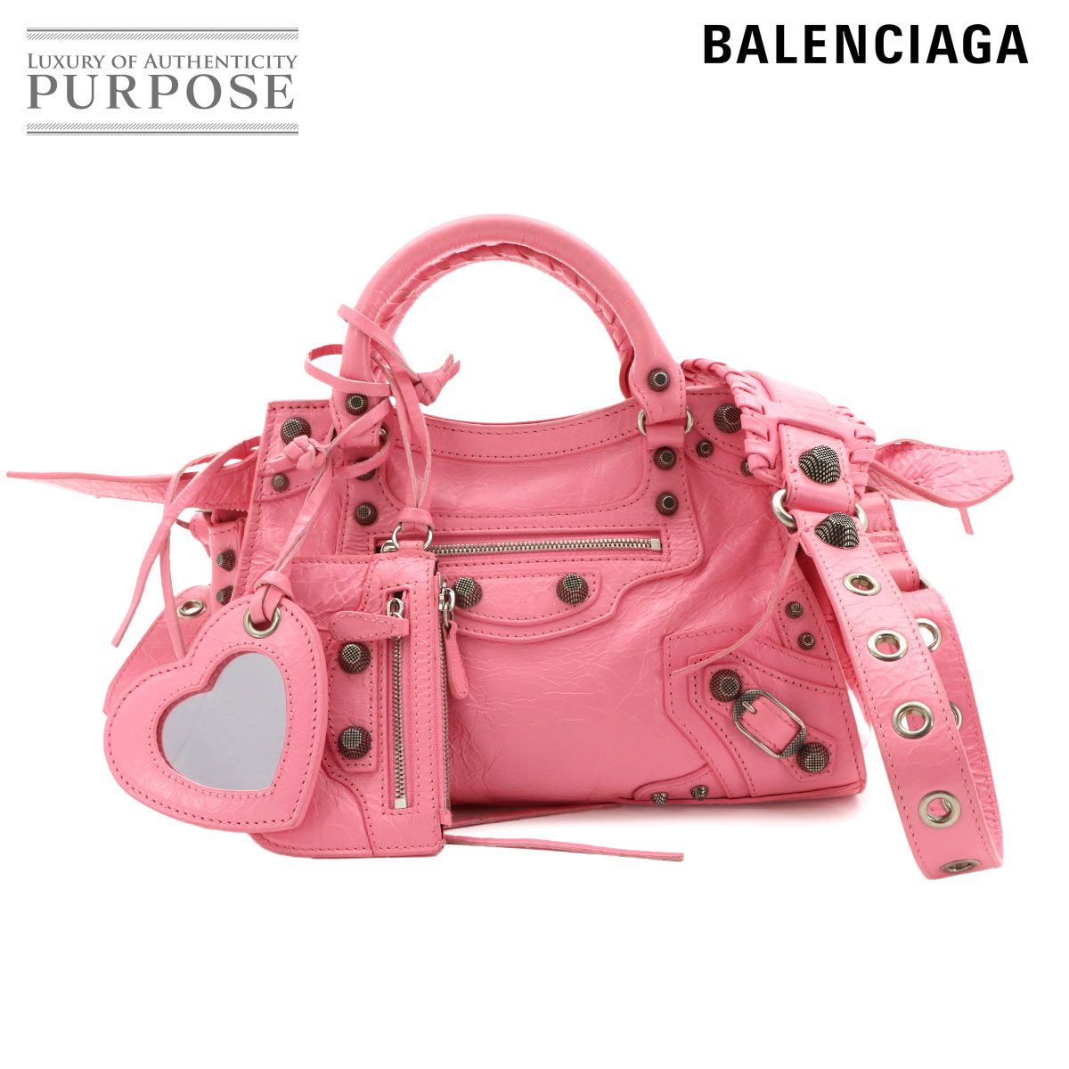 新品同様 バレンシアガ BALENCIAGA ネオ カゴール XS 2way ハンド 
