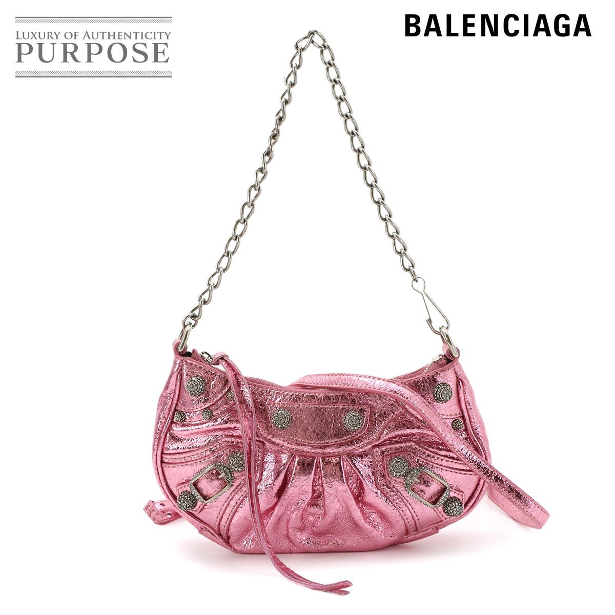 新品同様 バレンシアガ BALENCIAGA ル カゴール ミニ 2way チェーン 