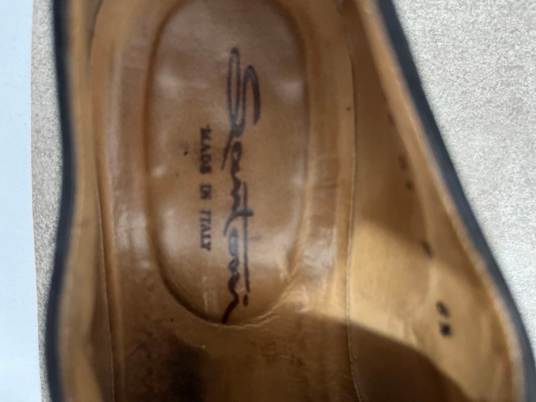 美品 Santoni (サントーニ) ストレートチップシューズ 6ハーフ - メルカリ