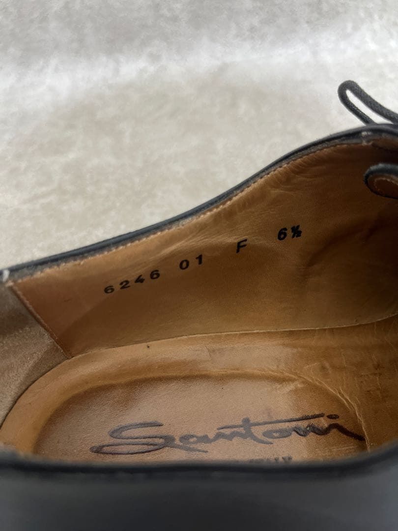 美品 Santoni (サントーニ) ストレートチップシューズ 6ハーフ - メルカリ