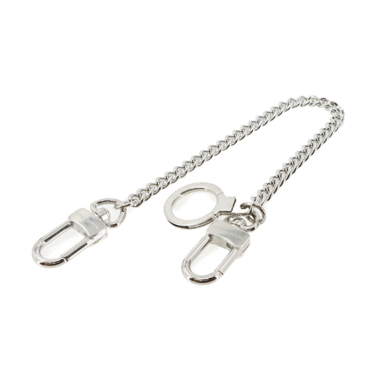 鑑定済み ルイヴィトン ウォレットチェーン シルバー 銀 アクセサリー 財布 新品 未使用 ルイ ヴィトン LOUIS VUITTON ウォレットチェーン 財布用