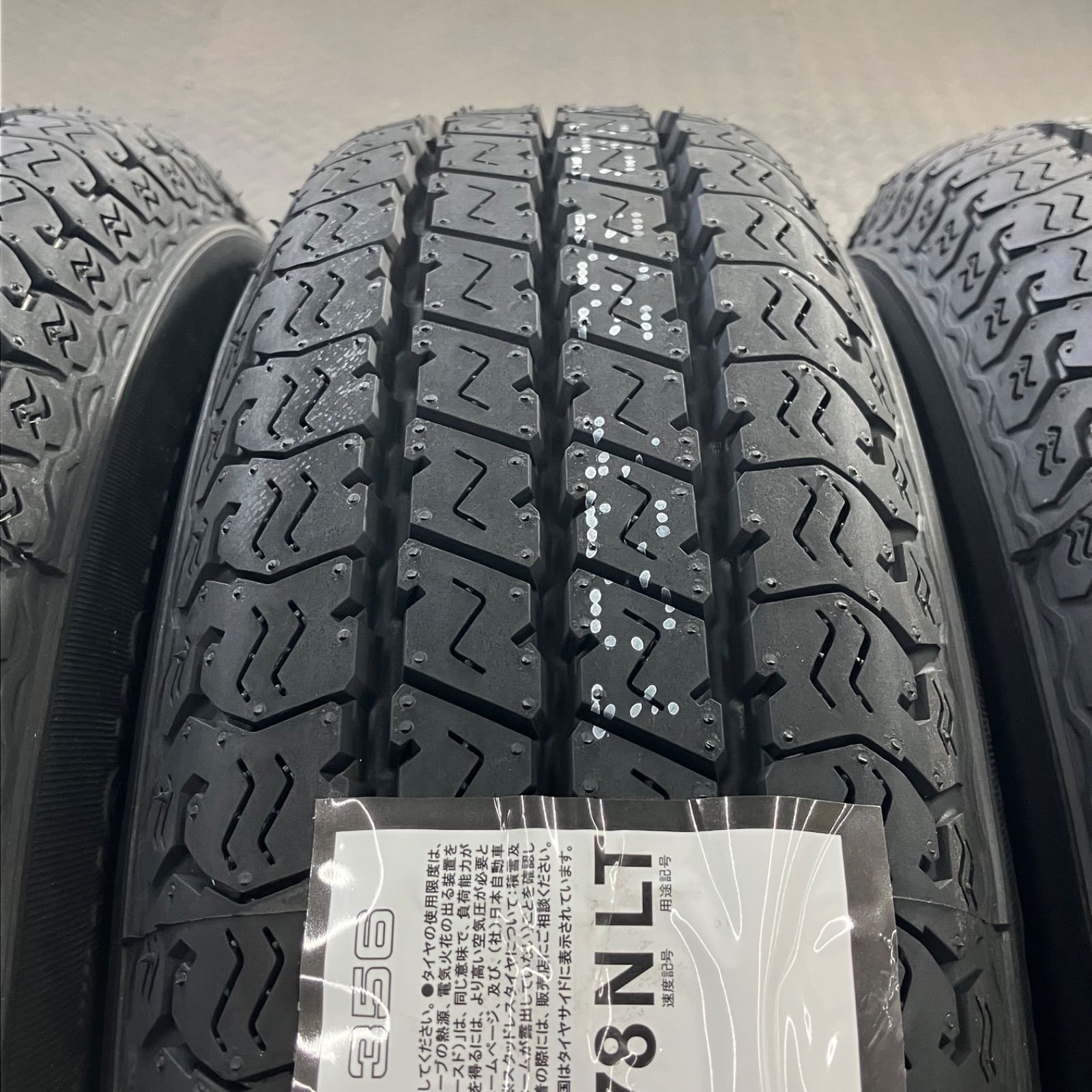 26年製 新品タイヤ 145/80R12 80/78N LT ヨコハマ スーパーバン356(夏 