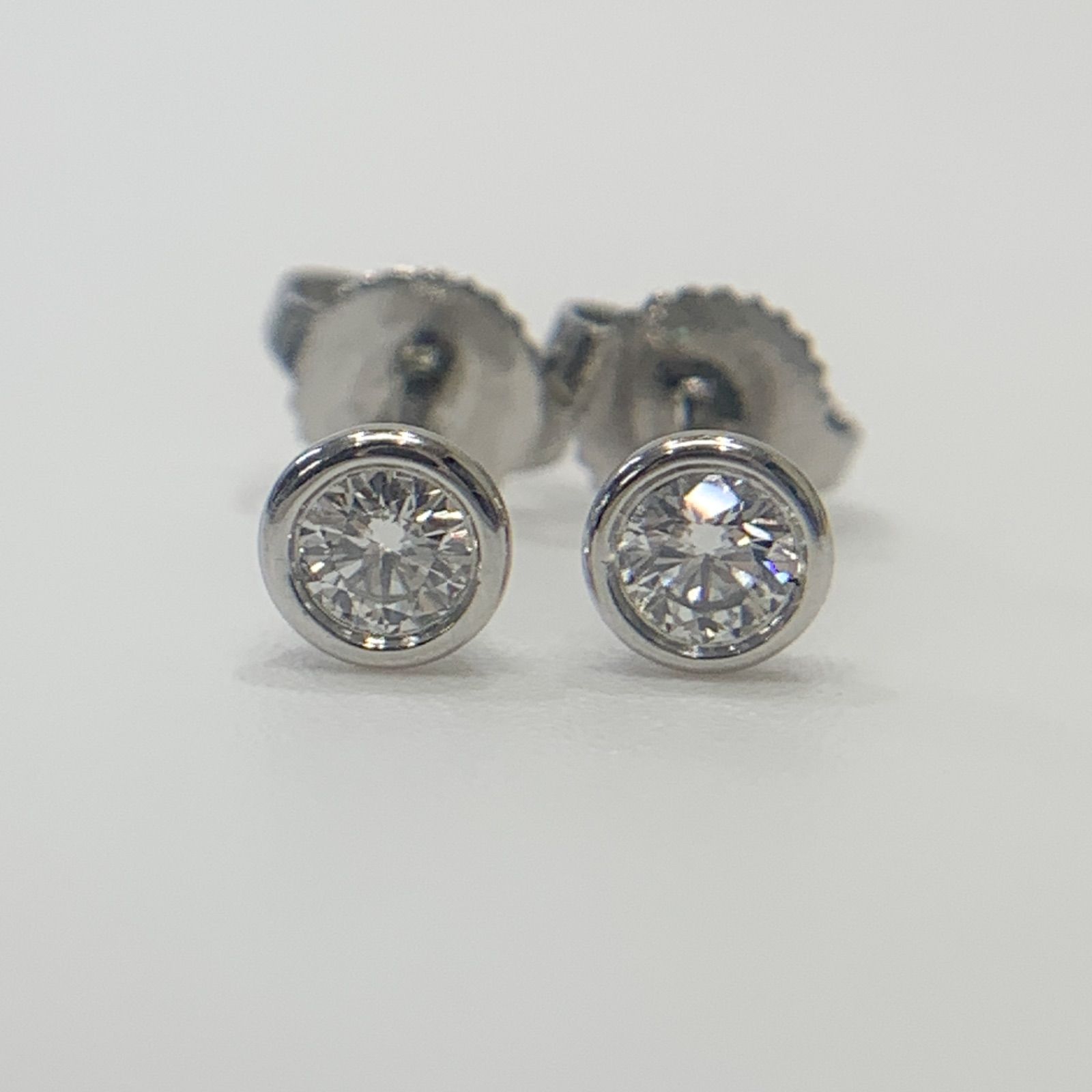 中古】ティファニー TIFFANY&Co. ピアス バイザーヤード ダイヤモンド 