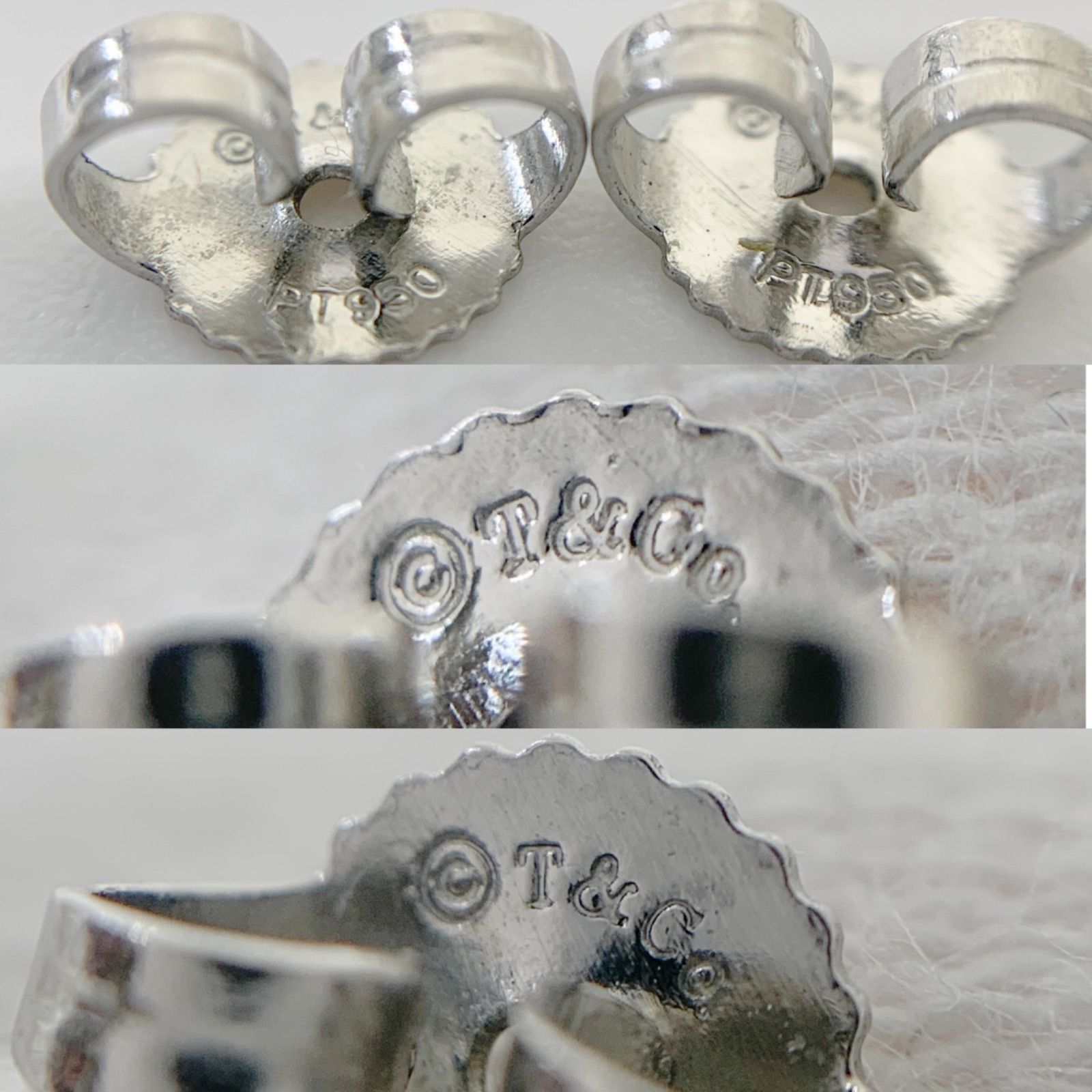 中古】ティファニー TIFFANY&Co. ピアス バイザーヤード ダイヤモンド 