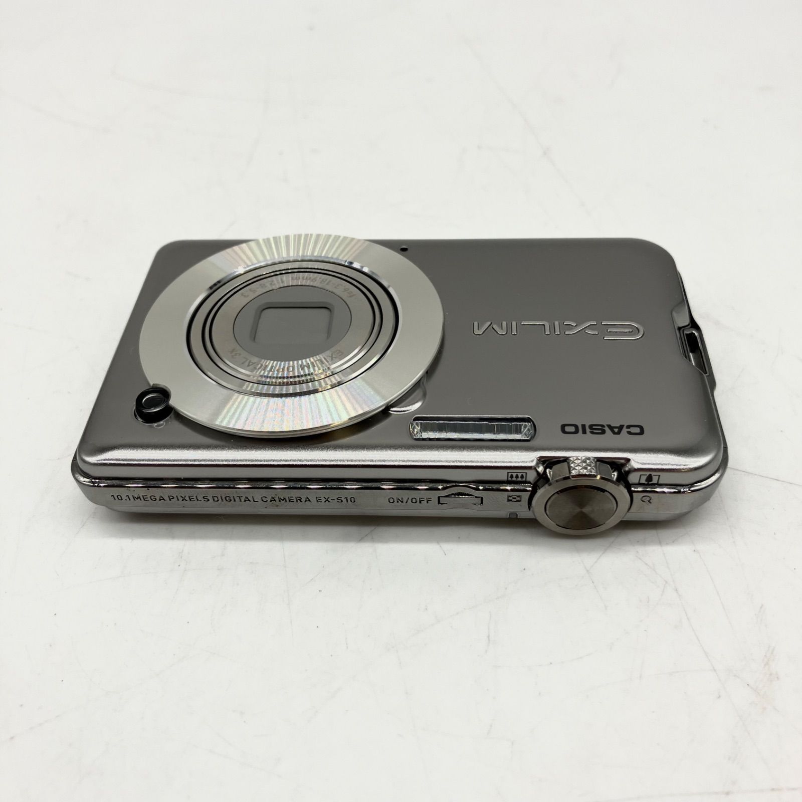 UA878【動作未確認】CASIO デジタルカメラ EXILIM EX-S10 シルバー 